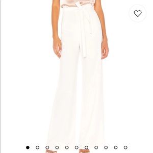 Amanda Uprichard at REVOLVE Ivory Ariya Pant